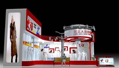 165平米展臺設(shè)計制作：三面開口/現(xiàn)代/木質(zhì)結(jié)構(gòu)/白色，為服裝展展商而作（免費使用）