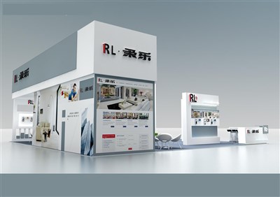 144平米展臺設(shè)計(jì)制作：四面開口/現(xiàn)代/木質(zhì)結(jié)構(gòu)/白色，為安防展展商而作（免費(fèi)使用）