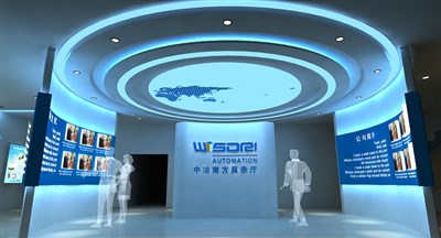 595平米展廳設(shè)計制作：前衛(wèi)/藍(lán)色，產(chǎn)品類展廳-中冶南方展廳（免費(fèi)使用）