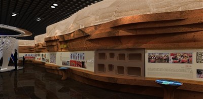 220平米展廳設(shè)計制作：前衛(wèi)/白色，產(chǎn)品類展廳-互動電子科技展廳（免費(fèi)使用）