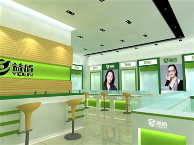 94平米展廳設(shè)計制作：前衛(wèi)/綠色，產(chǎn)品類展廳-北京迅易時代展廳（免費(fèi)使用）