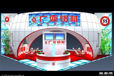100平米展臺設(shè)計制作：一面開口/中式/木質(zhì)結(jié)構(gòu)/灰色，為建材展展商而作（免費使用）