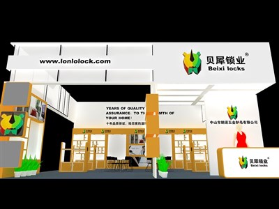 72平米展臺設計制作：二面開口/現(xiàn)代/木質(zhì)結(jié)構(gòu)/橙色，為建材展展商而作（免費使用）