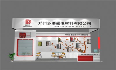 18平米展臺設(shè)計制作：三面開口/現(xiàn)代/木質(zhì)結(jié)構(gòu)/白色，為能源展展商而作（免費使用）